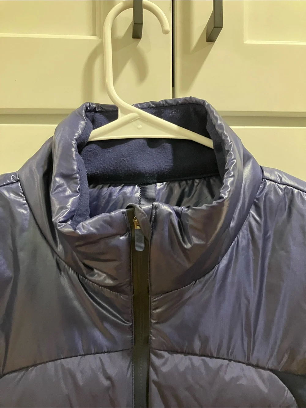 Lululemon Women's Navy Blue Down for It All Vest Down Feather Puffer
